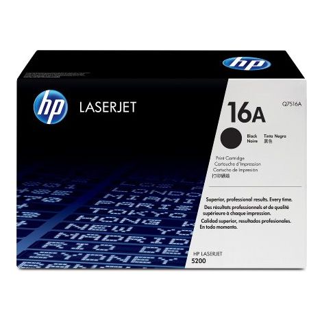 Toner HP Q7516A (16A), negru (black), original