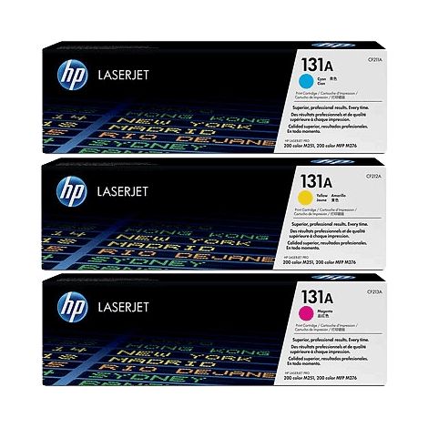 Toner HP U0SL1AM (131A), pachet de trei, multipack, original