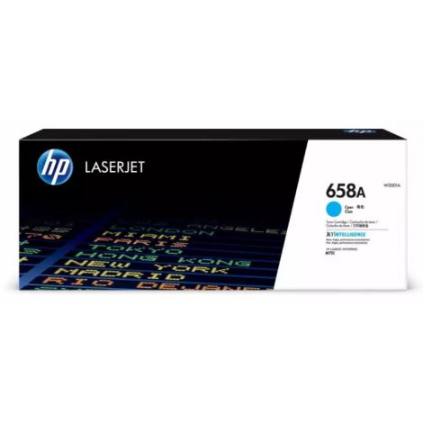 Toner HP 658A, W2001A, azuriu (cyan), original