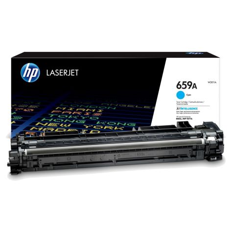 Toner HP 659A, W2011A, azuriu (cyan), original