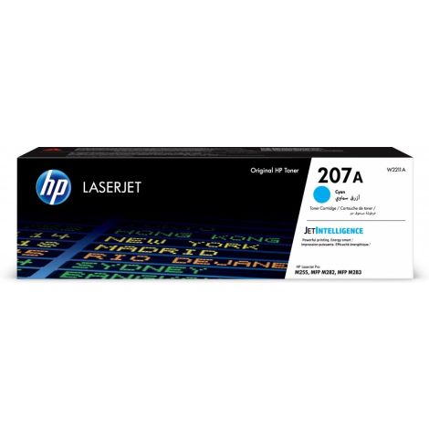 Toner HP W2211A (207A), azuriu (cyan), original