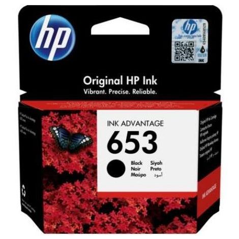 Cartuş HP 653, 3YM75AE, negru (black), original