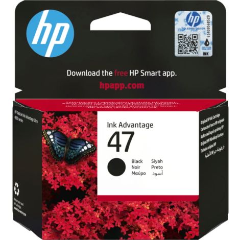 Cartuş HP 47, 6ZD21AE, negru (black), original