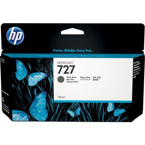 Cartuş HP 727, B3P22A, negru mat (matte black), original