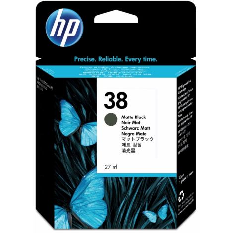 Cartuş HP 38 (C9412A), negru mat (matte black), original