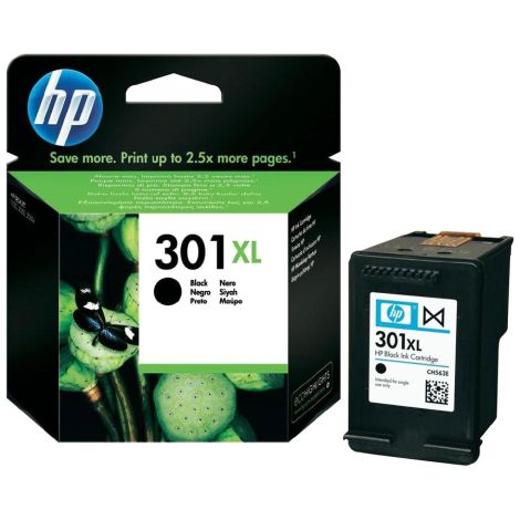 Cartuş HP 301 XL (CH563EE), negru (black), original