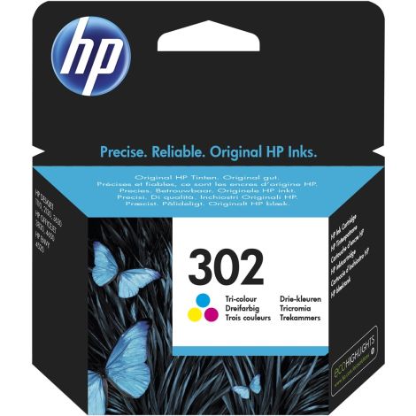 Cartuş HP 302 (F6U65AE), color (tricolor), original