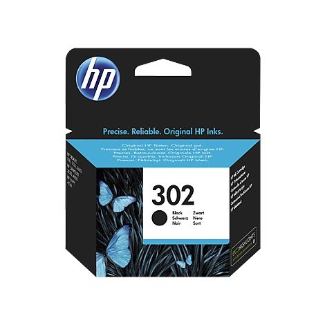 Cartuş HP 302 (F6U66AE), negru (black), original