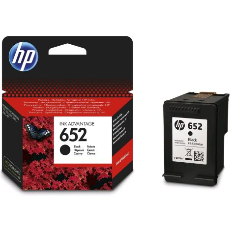 Cartuş HP 652 (F6V25AE), negru (black), original