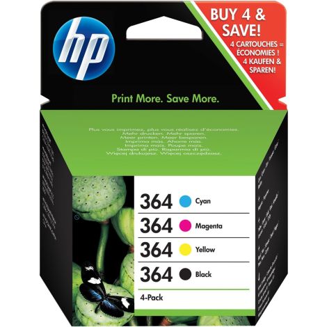 Cartuş HP 364 (J3M82AE) CMYK, pachet de patru, multipack, original