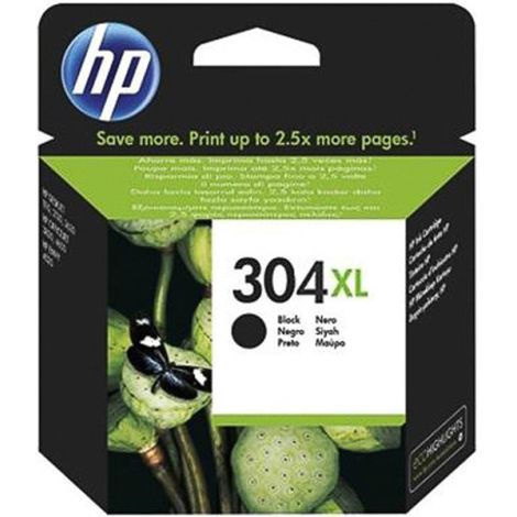 Cartuş HP 304 XL (N9K08AE), negru (black), original