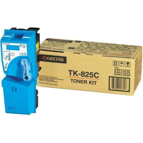 Toner Kyocera TK-825C, azuriu (cyan), original