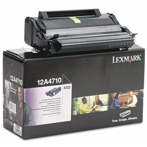 Toner Lexmark 12A4710 (X422), negru (black), original