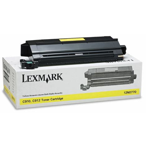 Toner Lexmark 12N0770 (C910,C912), galben (yellow), original