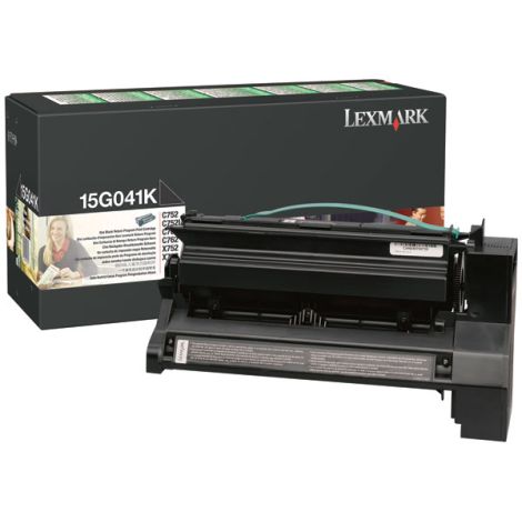 Toner Lexmark 15G041K (C752), negru (black), original