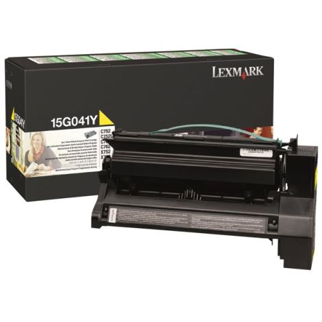 Toner Lexmark 15G041Y (C752), galben (yellow), original