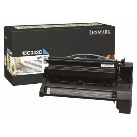 Toner Lexmark 15G042C (C752,C762), azuriu (cyan), original