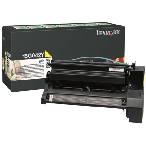 Toner Lexmark 15G042Y (C752,C762), galben (yellow), original