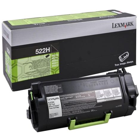 Toner Lexmark 522H, 52D2H00 (MS810, MS811, MS812), negru (black), original