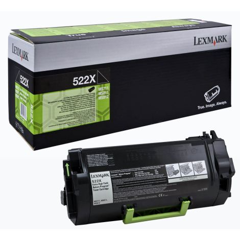 Toner Lexmark 522X, 52D2X00 (MS811, MS812), negru (black), original