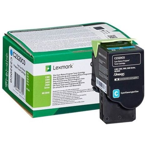 Toner Lexmark C2320C0 (MC2640, C2535, C2425, MC2425, MC2535), azuriu (cyan), original