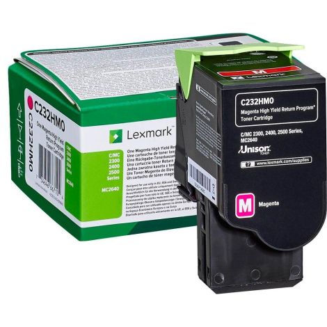 Toner Lexmark C232HM0 (MC2640, C2535, C2425, MC2425, MC2535), purpuriu (magenta), original