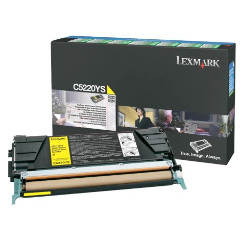 Toner Lexmark C5220YS (C522, C524, C530, C532, C534), galben (yellow), original