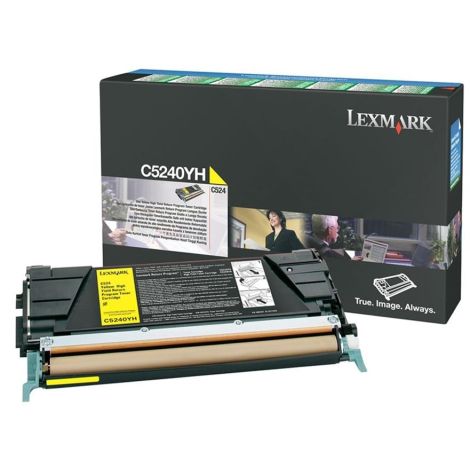 Toner Lexmark C5240YH (C532, C524, C534), galben (yellow), original