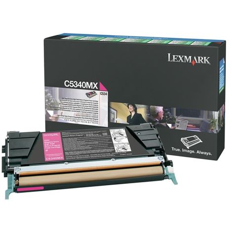 Toner Lexmark C5340MX (C534), purpuriu (magenta), original