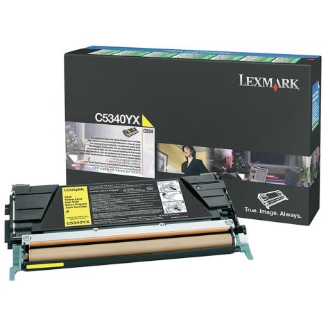 Toner Lexmark C5340YX (C534), galben (yellow), original