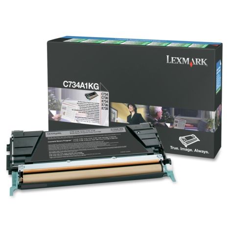 Toner Lexmark C734A1KG (C734, C736, X734, X736, X738), negru (black), original