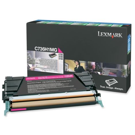 Toner Lexmark C736H1MG (C736, X736, X738), purpuriu (magenta), original