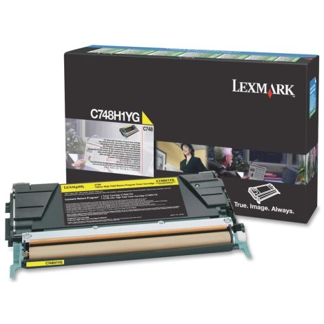 Toner Lexmark C748H1YG (C748), galben (yellow), original