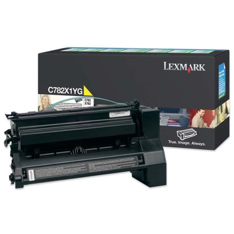 Toner Lexmark C782X1YG (C782, X782), galben (yellow), original