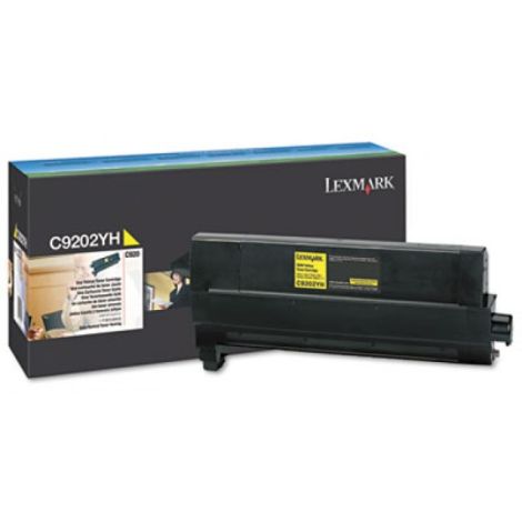 Toner Lexmark C9202YH (C920), negru (black), original