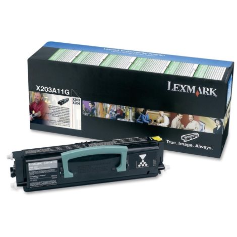 Toner Lexmark X203A11G (X203, X204), negru (black), original