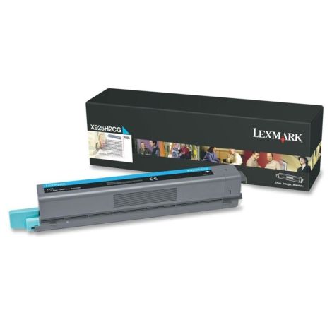 Toner Lexmark X925H2CG (X925), azuriu (cyan), original