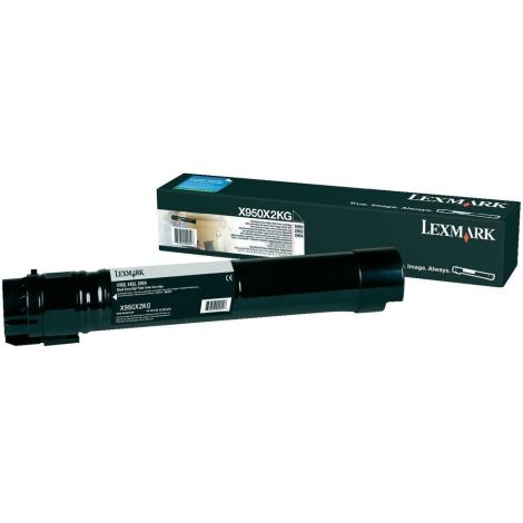 Toner Lexmark X950X2KG (X950), negru (black), original