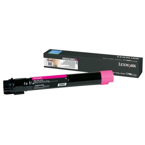 Toner Lexmark X950X2MG (X950), purpuriu (magenta), original