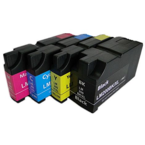 Cartuş Lexmark no. 210 XL, CMYK, pachet de patru, multipack, alternativ