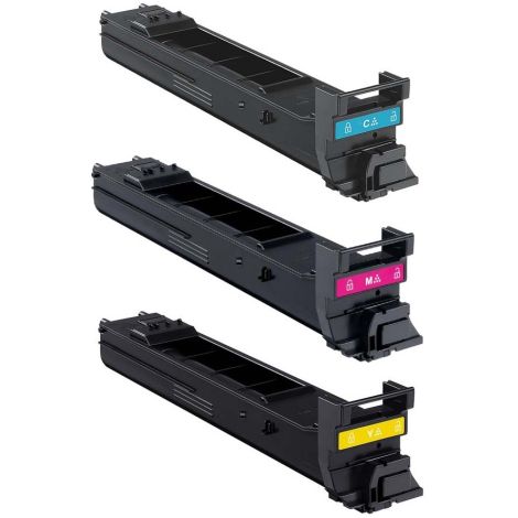 Toner Konica Minolta A0DKJ52 (MagiColor 4650), CMY, pachet de trei, multipack, alternativ