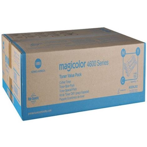 Toner Konica Minolta A0DKJ52 (MagiColor 4650), CMY, pachet de trei, multipack, original