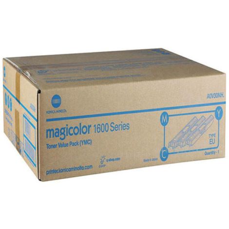 Toner Konica Minolta A0V30NH (1600, 1650, 1680, 1690), CMY, pachet de trei, multipack, original