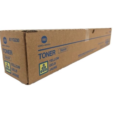 Toner Konica Minolta TN319Y, A11G250, galben (yellow), original