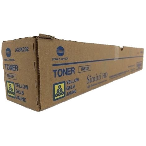 Toner Konica Minolta TN512Y, A33K252, galben (yellow), original