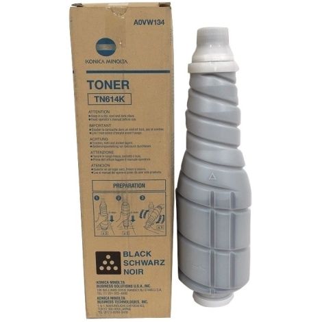 Toner Konica Minolta TN614K, A0VW154, negru (black), original