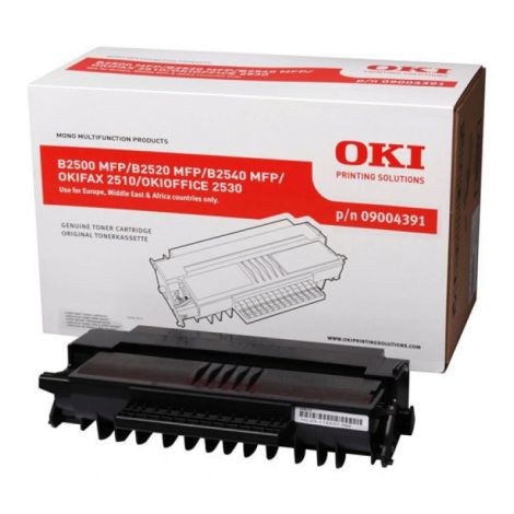 Toner OKI 09004391 (B2500, B2520, B2540), negru (black), original