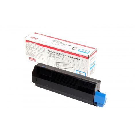 Toner OKI 42127456 (C5250, C5450, C5500, C5510, C5540), azuriu (cyan), original