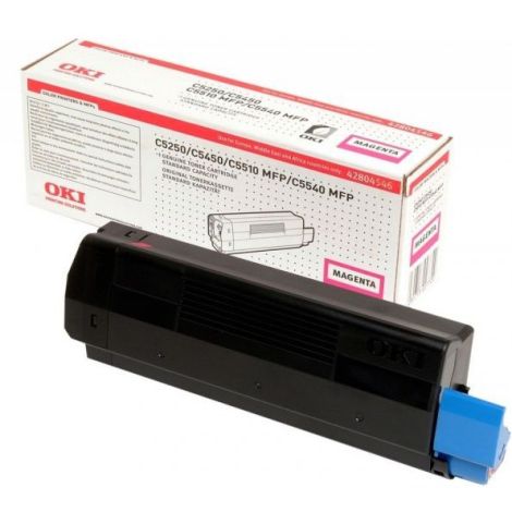 Toner OKI 42804546 (C5250, C5450, C5500, C5510, C5540), purpuriu (magenta), original