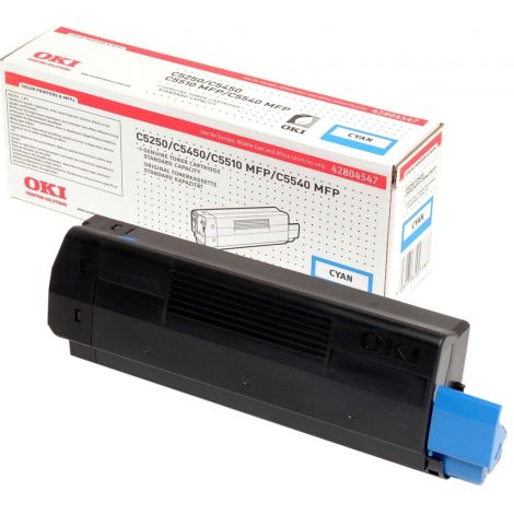 Toner OKI 42804547 (C5250, C5450, C5500, C5510, C5540), azuriu (cyan), original